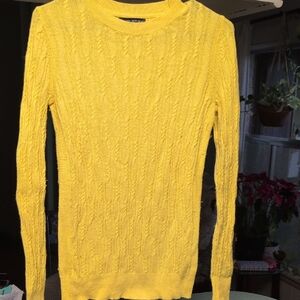 Banana Republic Filpucci Italian Yarn Yellow Sweater.